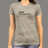 Linux For IQ's Greater Than 8 Women's T-Shirt