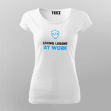 Living Legend At Work Women's Coder T-Shirt India