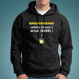 Funny Engineer Love Beer Drink Booze Code Programming Hoodies Online India