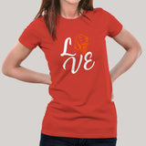 Love Golden Retriever T-Shirt For Women