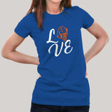 Love Golden Retriever T-Shirt For Women