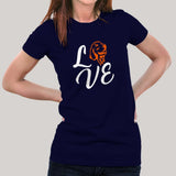 Love Golden Retriever T-Shirt For Women