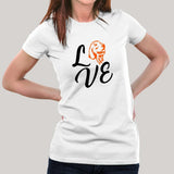 Love Golden Retriever T-Shirt For Women Online