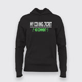 My Coding Secret Hoodies For Women online india