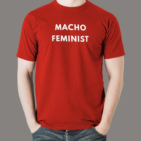 jogger Feed på Soldat Macho Feminist T-Shirt For Men – TEEZ.in