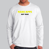 Make Apps Not War - Developer Men's T-Shirt