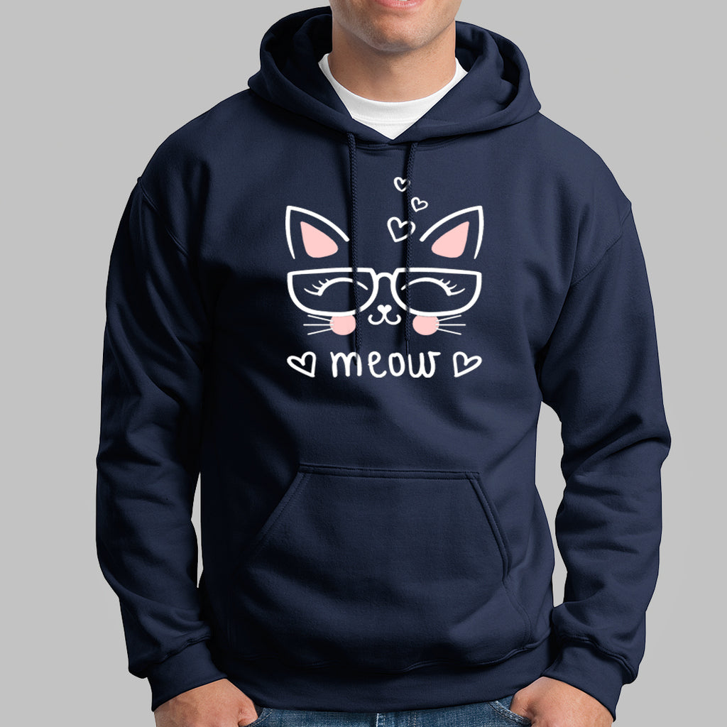 Cute Meow Hoodies For Men – TEEZ.in