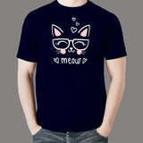 Cute Meow T-Shirt For Men