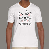 Cute Meow T-Shirt For Men