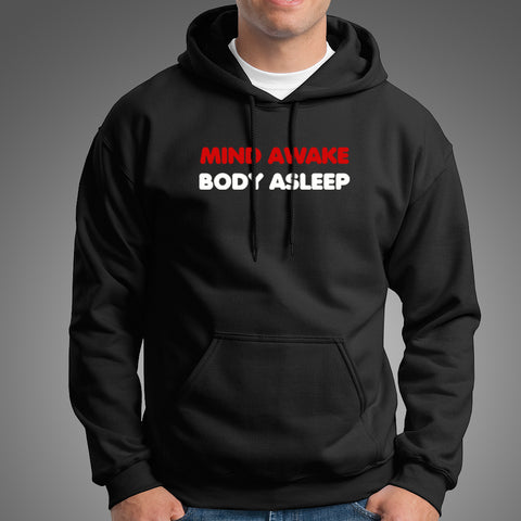 Mind Awake Body Asleep Mr Robot Hoodies For Men Online India