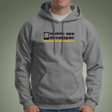 Mobile App Developer Hoodies For Men