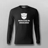 Monads In Disguise Programmer Full Sleeve T-shirt For Men Online Teez