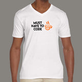 Must Have To Code V-Neck T-Shirt For Men Online India