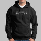 My Ip Address Funny Programmer Hoodies For Men