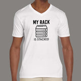 Stacked Rack SysAdmin T-Shirt - Network Humor Unleashed