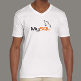 Mysql V-Neck T-Shirt For Men Online India