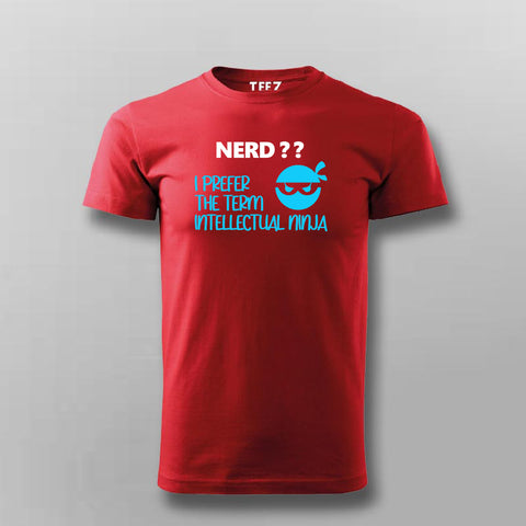 Nerd Ninja Funny T-shirt For Men –