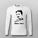 Nikola Tesla Science Fiullsleeve T-Shirt For Men Online India