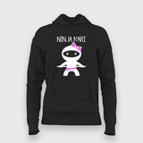 Ninja Naari Indian Women Hindi Funny Hoodies For Women Online India