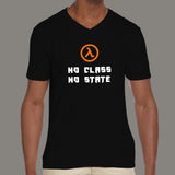 No Class No State Functional Programmer V Neck T-Shirt For Men Online India