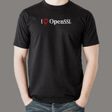 I Love/Heartbleed OpenSSL T-Shirt For Men India