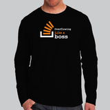 Overflowing Like A Boss Stackoverflow Full Sleeve T-Shirt For Men Online India