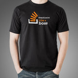 Overflowing Like A Boss Stackoverflow T-Shirt For Men Online India