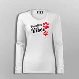 Pawsitive Vibes Women's Animal Lover T-Shirt