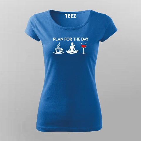 I start my day with Yoga and Coffee' Women's T-Shirt