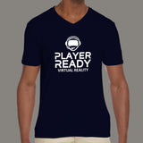 Ready Player Virtual Reality V-Neck T-Shirt For Men India