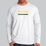 Programmer Heartbeat T-Shirt - Coding Runs Deep