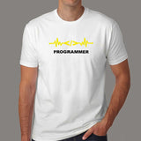 Programmer Heartbeat T-Shirt - Coding Runs Deep