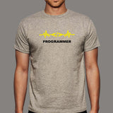 Programmer Heartbeat T-Shirt - Coding Runs Deep