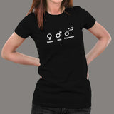 Funny Programmer Gender Joke T-Shirt For Women Online India