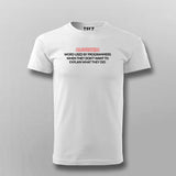 Algorithm Programmer Programming T-shirt For Men