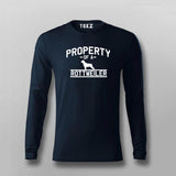 Property Of A Rottweiler Fullsleeve T-Shirt For Men Online India