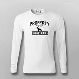 Property Of A Rottweiler Funny Dog T-Shirt For Men