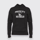 Property Of A Rottweiler Funny Dog T-Shirt For Women