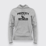 Property Of A Rottweiler Funny Dog T-Shirt For Women