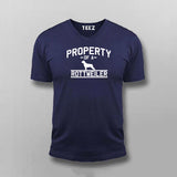 Property Of A Rottweiler Funny Dog T-Shirt For Men