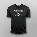 Property Of A Rottweiler Funny Dog T-Shirt For Men