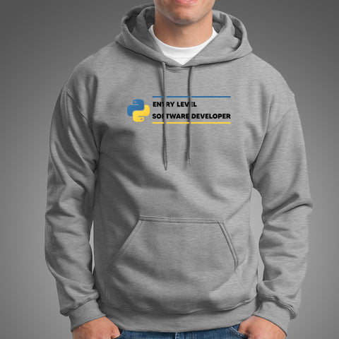 Python Entry Level Software Developer Men s Profession Hoodies