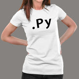 Py File Format Python Programming T-Shirt For Women