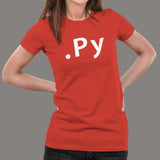 Py File Format Python Programming T-Shirt For Women