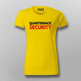 QuarterBack Security T-Shirt For Women Online Teez 