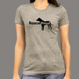 Rescue Proud Women's Animal Rescue T-Shirt India