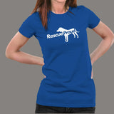 Rescue Proud Women's Animal Rescue T-Shirt India