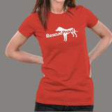 Rescue Proud Women's Animal Rescue T-Shirt India