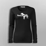 Rescue Proud Women's Animal Rescue Fullsleeve T-Shirt Online