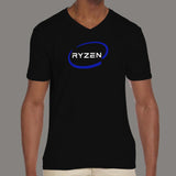 Ryzen Intel V Neck T-Shirt For Men Online India